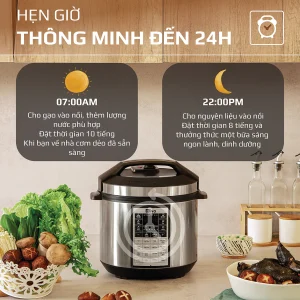 Nồi áp suất đa năng OLIVO PC60 - Thương hiệu nổi tiếng Mỹ