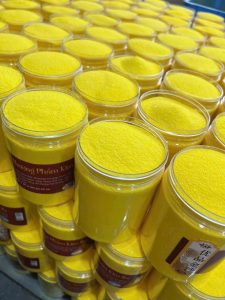 Cận cảnh hạt cát kim sa vàng không phai màu